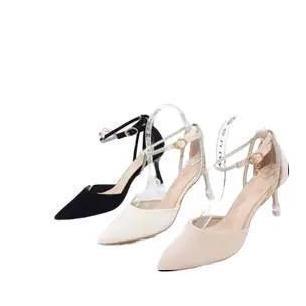 Genny Julieta - Sepatu Heels 6,5 CM Wanita - Ankle Strap Pointed Toe Dengan Tampilan Yang Elegan 024