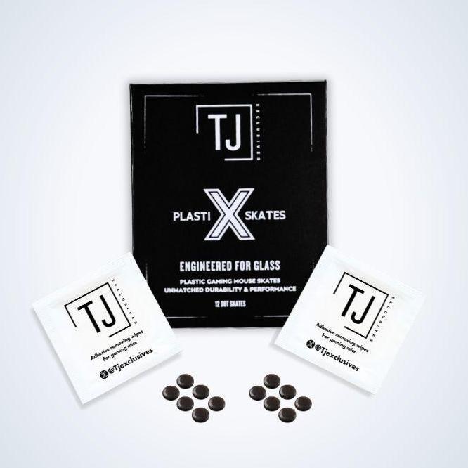 TJ-Exclusives PLASTIX Dots Universal Mouse Feet / Mouse Skate Plastic (Speed)