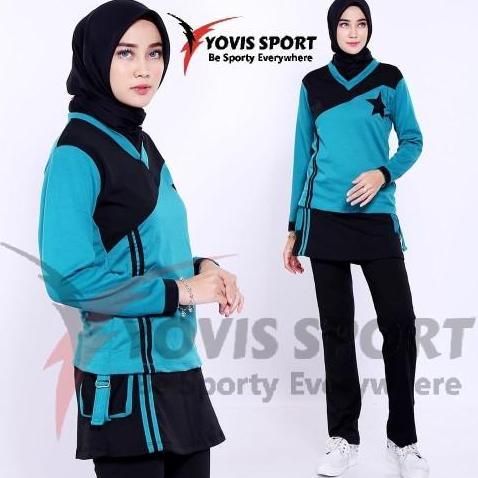 Setelan senam wanita kekinian/Setelan senam aerobic/Zumba/Jogging/Setelan Senam Yovis/Setelan senam 