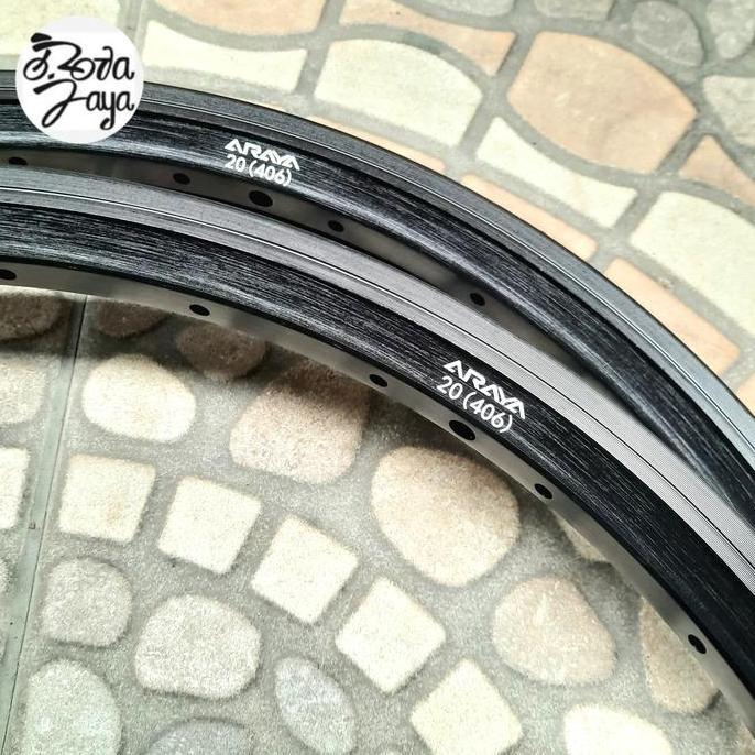 VELG RIMS ARAYA 20 x 1.50 406 FULL BLACK ALLOY BT550 28 HOLE
