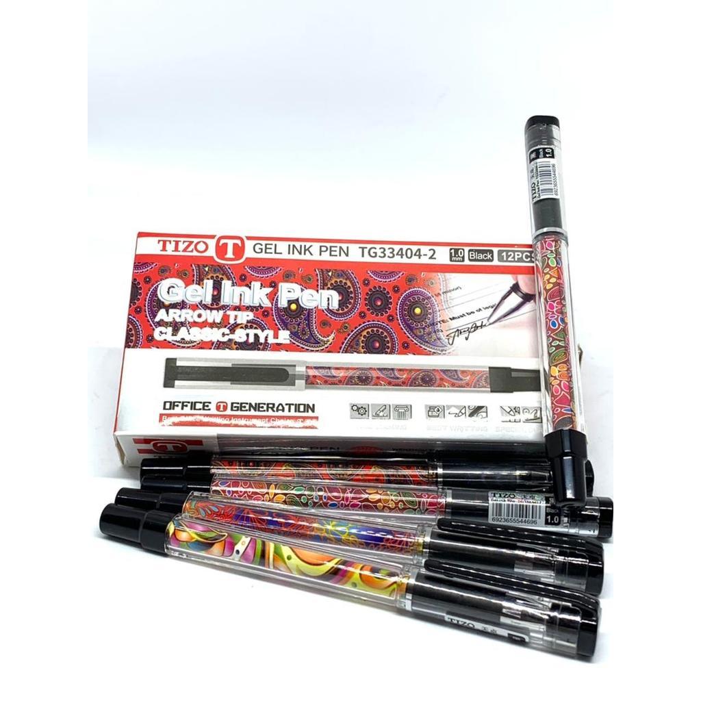 per 1pcs Gel Pen TIZO BATIK | Murah | ballpoint tizo TG-33404-2 | bolpen tizo