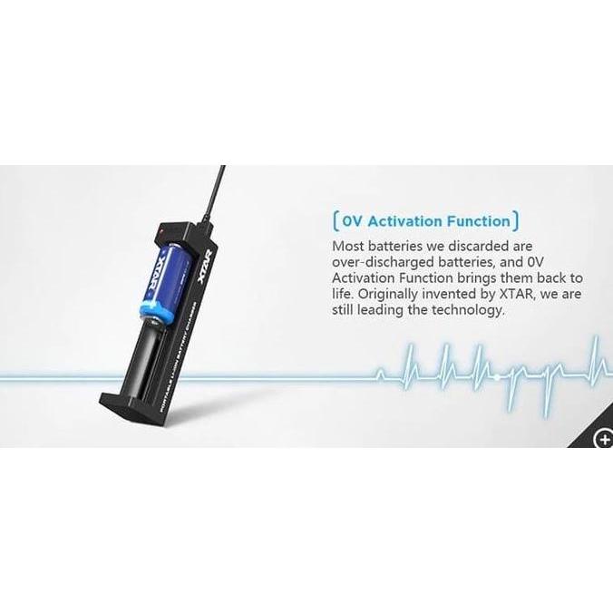 Jadibagus- Xtar Mc1 Charger Baterry 1 Slot