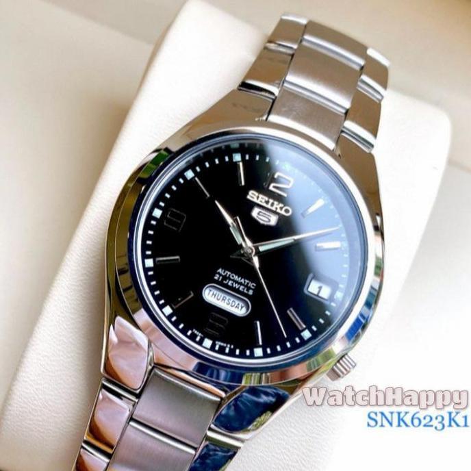 WatchHappy Jam Tangan SEIKO ORIGINAL SNK623K1 Best Seller Matic SNK623 terlaris