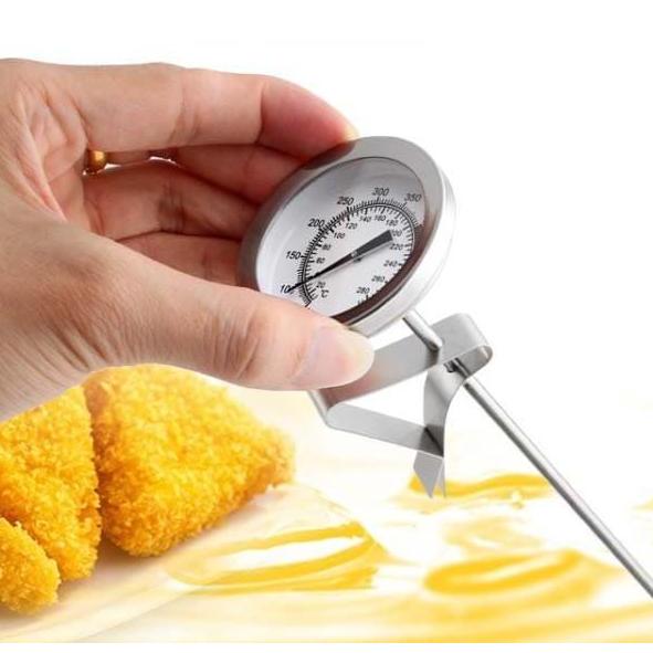 Presisix- Bimetal Frying Thermometer 40 Cm Ukur Suhu Minyak Air Analog 40Cm