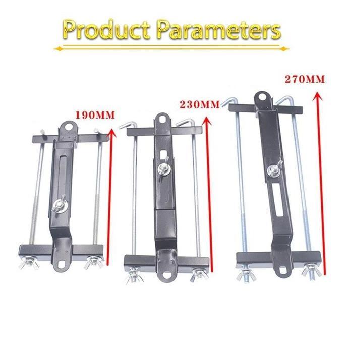 basahimankaluma - 19/23/27cm universal dapat disesuaikan tatakan aki mobil ,tatakan aki mobil/bracke