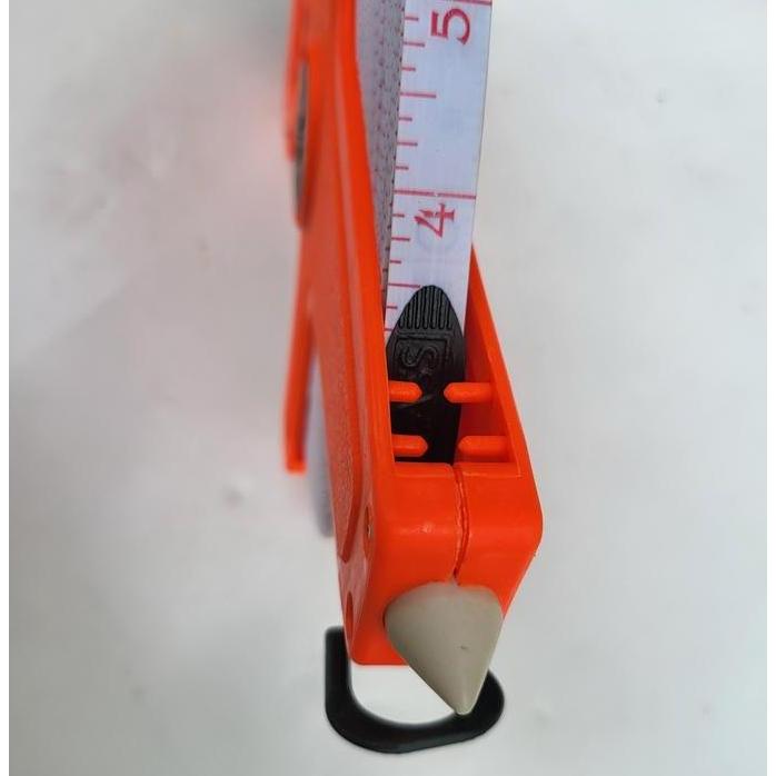 Presisix- Meteran Rol Tancap Fiber 50M 100M Wilmer Meteran Kain Tanah Gulung