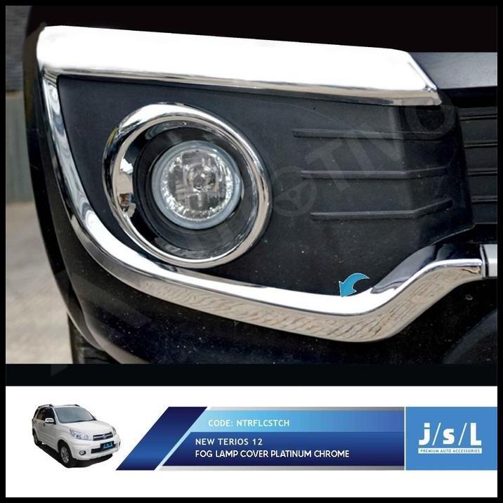 TERBARU NEW TERIOS FOG LAMP COVER PLATINUM CHROME / AKSESORIS DAIHATSU TERIOS 