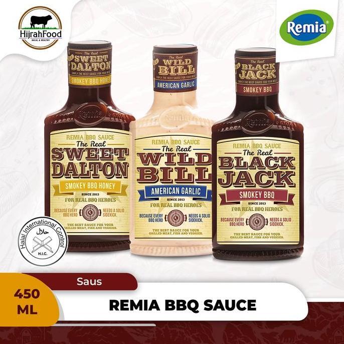 Remia Saus Smokey BBQ / Smokey BBQ Honey / American Garlic BBQ Sauce