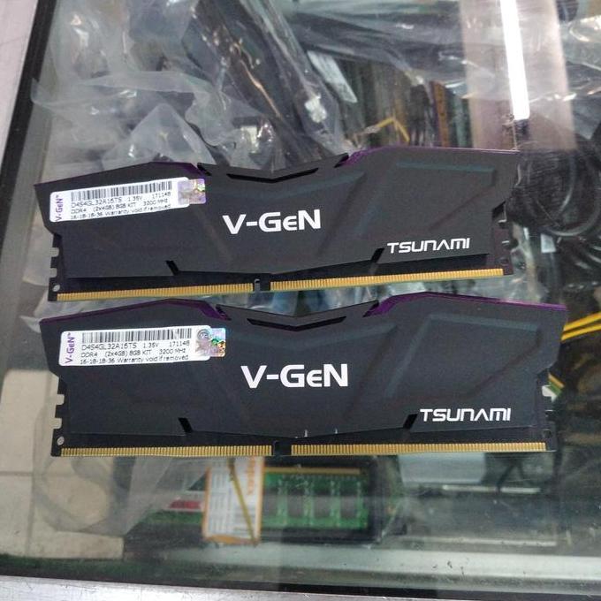 Ram V-Gen Tsunami (2X4) 8Gb Kit 3200Mhz