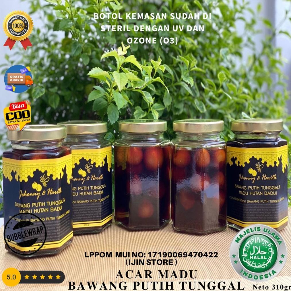 Madu Bawang Putih Tunggal 310gr Khasiat Kesehatan