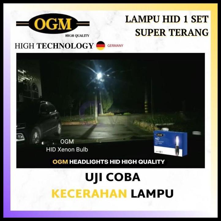 HOT DEAL OGM - LAMPU HID MOBIL HONDA JAZZ GD 6000K 35W HIGH TECH