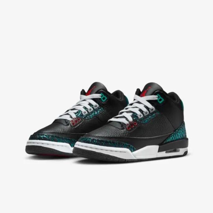 Sepatu Basket Anak Air Jordan 3 Retro GS Hyper Jade FV5437-001