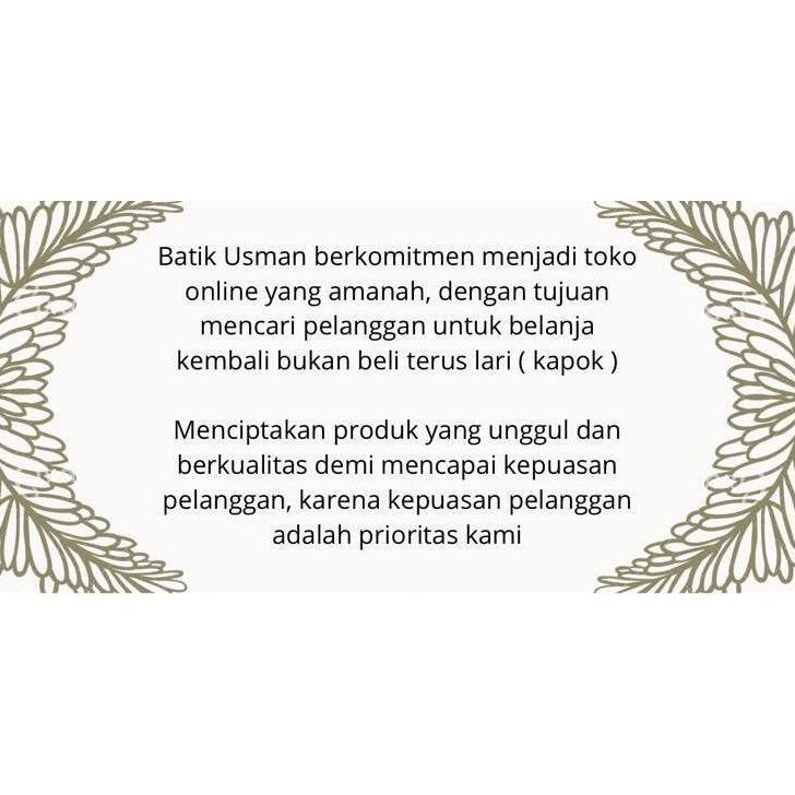 Sale Batik Usman - Gamis Twill Rayon Premium Model Kancing Terbaru Jumbo Syari Kekinian Batik Cap