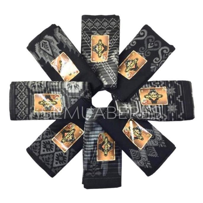Sarung WADIMOR Motif Bali Pria Kain Tenun Samping Songket Batik Tradisional Premium Dewasa Laki Cowo