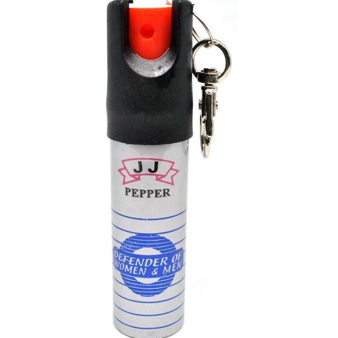 Semprotan Gas Air Mata JJ Guard Pepper Spray Keychain Pelindung Wanita
