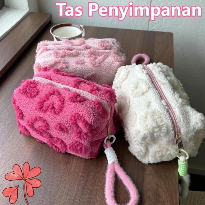 FERNOREN Tas Penyimpanan Fashion Tas Penyimpanan Berkapasitas Besar Multifungsi Tas Kosmetik Tas Mak