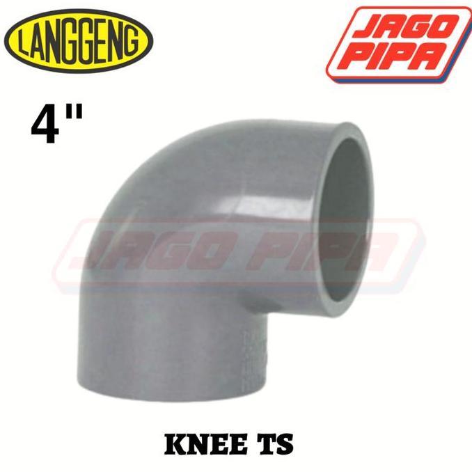 Allthebest- Langgeng Elbow AW 4 Inch Langgeng Knee / Keni TS Fitting PVC 4"
