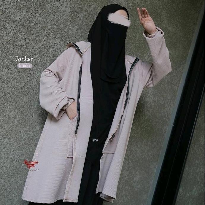 VOOLA JAKET MUSLIMAH JUMBO BY KHUMAIRA SYARI Outer Wanita Panjang