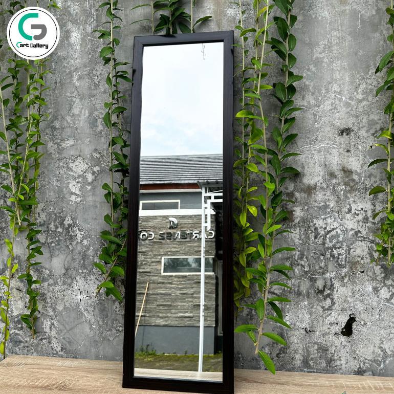Cermin Dinding Aesthetic Gantung Tempel Ukuran 30x95 Cm Kaca Cermin Kamar Mandi Make Up Tempel Gantu