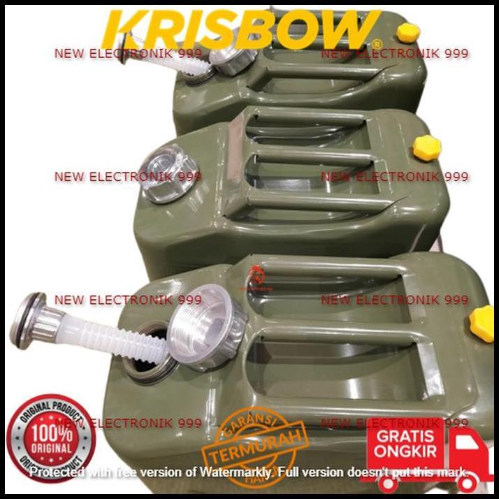 BEST DEAL JERIGEN JERRY CAN BBM BENSIN SOLAR GAS 20L METAL - BAHAN BAKAR BESI 