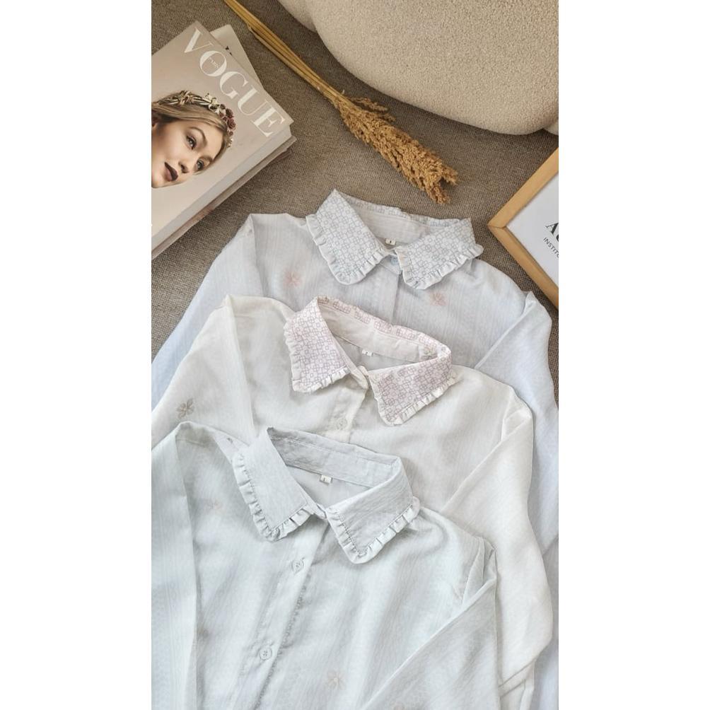 MURAH LEBAY Rania tunik raya series tunik wanita motif bunga elegant MURAH LEBAY