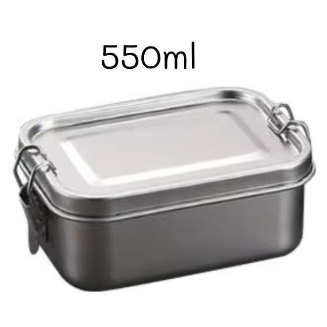 Stainless Steel Lunch Box Kotak Makan Bekal Stainless Wadah Makanan Bpa Free