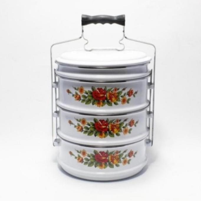 rantang tenong / rantang enamel susun 3,5 maspion RJ