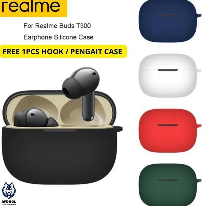 BUMPER TPU SOFT CASE FOR REALME BUDS T300 TWS COVER SHELL CASING SILICONE FOR REALME BUDS T300 Belan