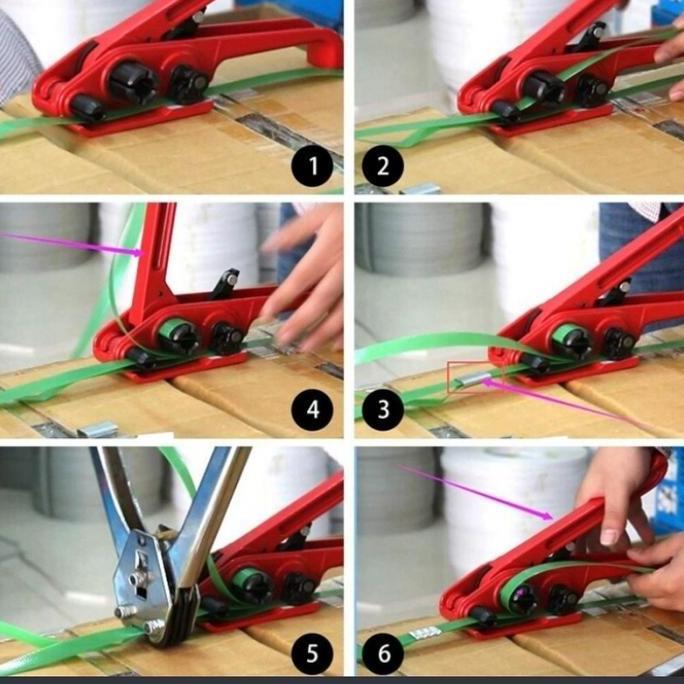 Alat Mesin Packing Strapping Band Tali Klem Mesin Manual Pengikat Perkakas