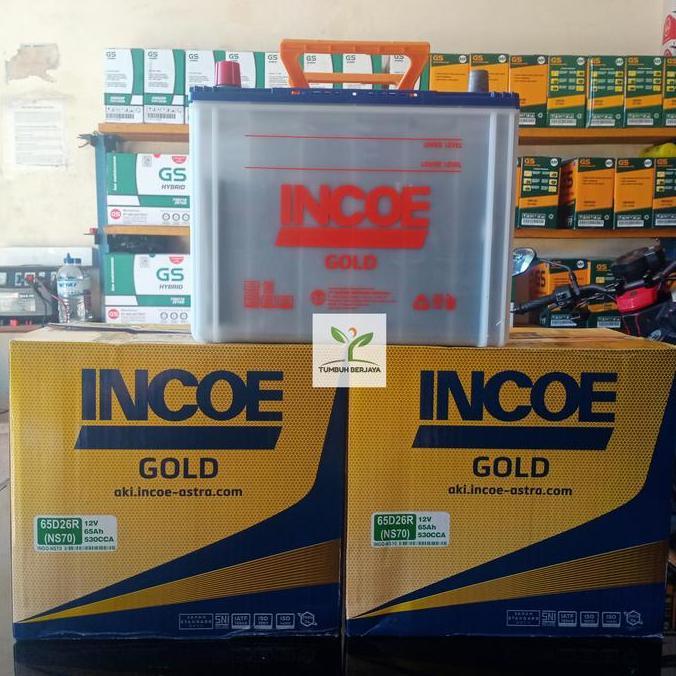 Promo Original aki INCOE GOLD NS70 12V 65AH Panther Elf Truk PS CANTER dll Diskon
