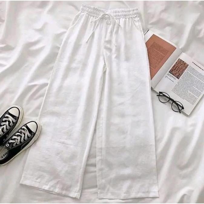 celana kulot highwish/CELANA KULOT WANITA RAMI LINEN PREMIUM/CELANA WANITA TERKINI CELANA KULOT TERL