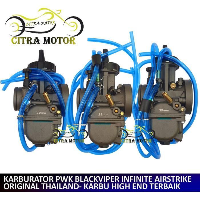[ Bayar Di Tempat / Cod ] Karburator Air Strike - Blackviper Pwk 24 Pwk 26 Pwk 28 Pwk 30 Pwk 33 / Pw