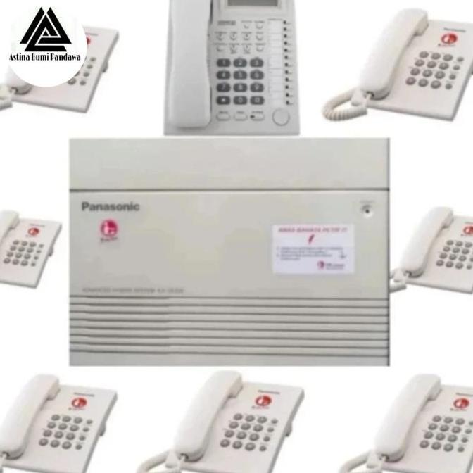 TERBARU Pabx panasonic 3 line 8 extension lengkap garansi