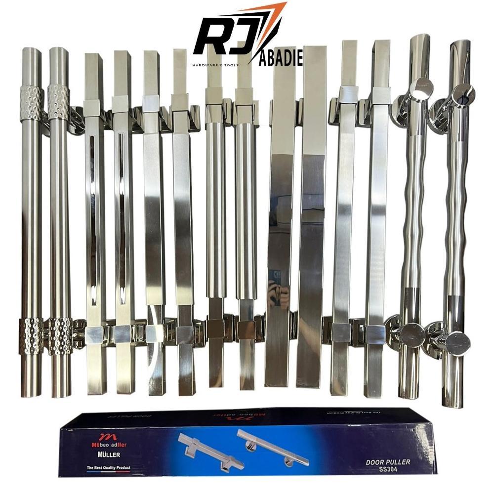 [NEW] [1SET/2PCS] Pull Handle Muller Tarikan Pintu Kupu Tarung Stainless Muller 60cm 600mm 24