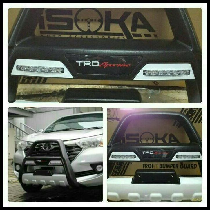 TERMURAH BUMPER / TANDUK DEPAN CALYA / SIGRA MODEL TRD + LAMPU 