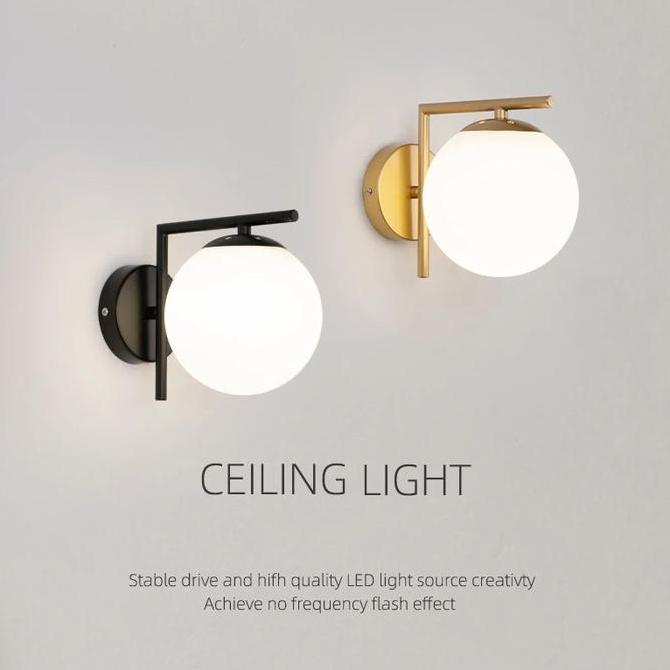 Lampu Dinding Hias Indoor Bohlam Wall Lamp