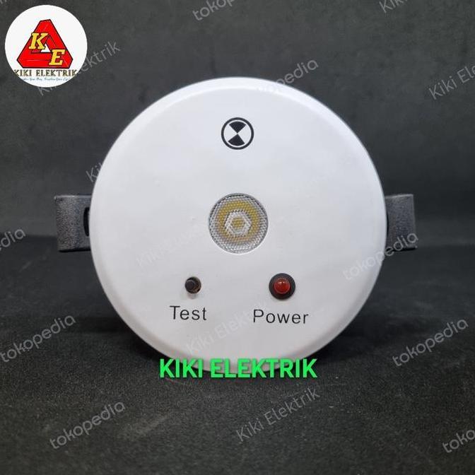Downlight Emergency 3 watt / Emergency LED Celing Light ( BAHAN BESI )