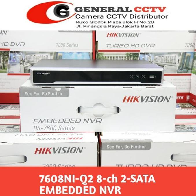 Promo Hikvision 7608Ni-Q2 Nvr 8 Channel Hikvision 3.0 Series