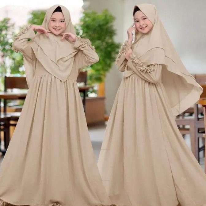 GAMIS ANAK TANGGUNG TERBARU ANNA DRESS | UMUR 9-10-11-12-13-14 TAHUN 11 SERIAN WARNA Baju Muslim Wan