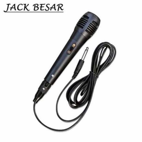 TERBARU Mic Microphone Kabel Universal Mik Mikrofon Colokan Kecil Aux & Besar