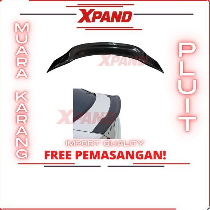 Murah W204 Ducktail Renntech Style Mercy W204 Black Gloss