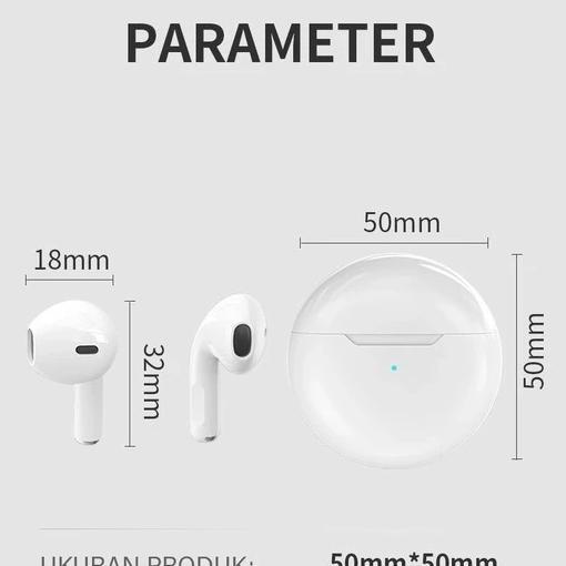 Promo Terbaru Headset Tws Pro 6 Headset Pro 6 Tws Bluetooth Tws Headset Bluetooth Earphone Bluetooth