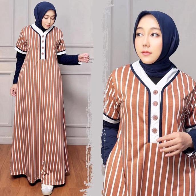 MOZHA SHAFURA. Cloth - Candy Sporty DRESS Bahan Candy Terry Halus Lembut Nyaman Gamis Sporty Branded