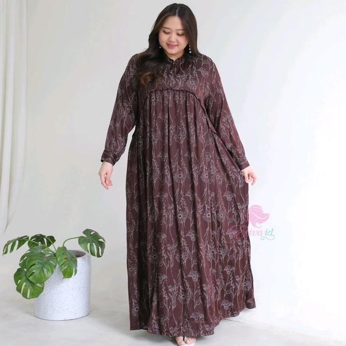 Jumbo gamis siera ld 120 130 140 cm dress wanita muslim
