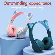 Big Promo Headphone Headset Wireless Bluetooth P47 M - Cat Ear Mz 47