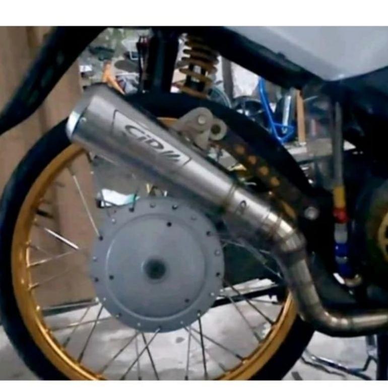 Awet Knalpot Cld X Monster/Laser Inlet 38 Beat Karbu Mio Vario Scoopy Nmax Aerox