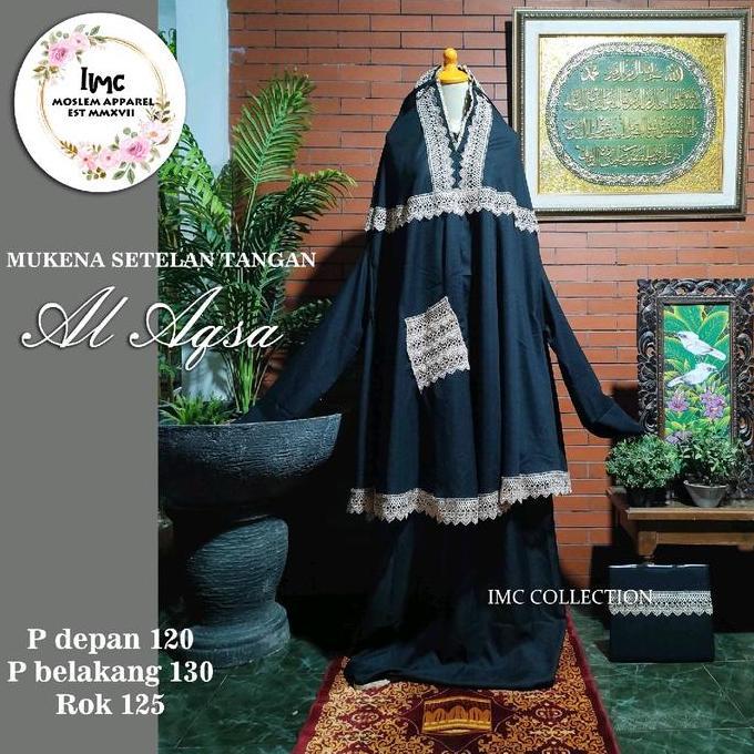 mukena daily umroh al aqsa model lengan setelan