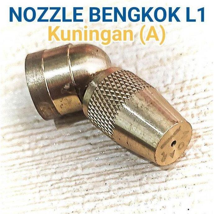 NOZZLE SPRAYER LUBANG 1 MODEL KUNINGAN