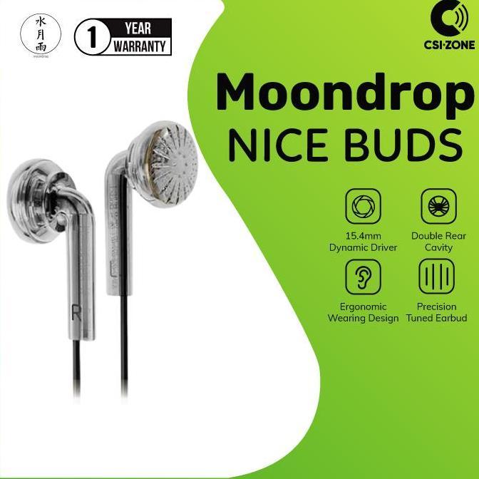 Jdg- Moondrop Nicebuds / Nice Buds 15.4Mm Dynamic Driver Flathead Earphone Earbud