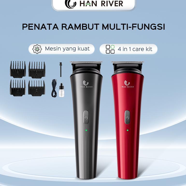 HAN RIVER Alat Cukur Kumis Dan Jenggot Alat Cukur Rambut Mesin Cukur Rambut